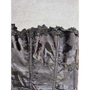 VTG Empire Intimates Floral Brocade Corset Sz 46 Boudoir Pin‎ Up Goth Fairy Y2K